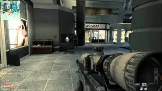 MW3 L11A8 one shot two kills gameplay - HD
