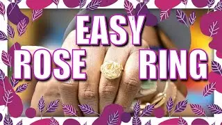 How To Make A Wire Rose Ring | DIY Wire Rose Ring | Make A Wire Rose Ring