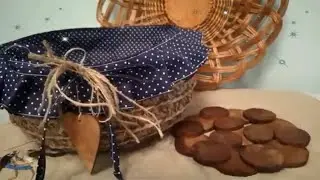 Корзинка  из джута подарочная своими руками. Клондайк идей.