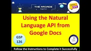 [2024] Using the Natural Language API from Google Docs Lab Solution [ 3 Minutes] #qwiklabs