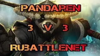 Pandaren Attack - 3 v 3 - Warcraft 3 - WC3 Rubattlenet