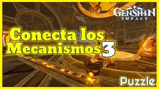 Conecta los tres mecanismos que hay cerca del ascensor ✅ Genshin Impact 3.6