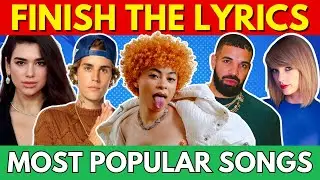 FINISH THE LYRICS - Most Popular Songs EVER! (♾️ - 2025)📀🎵