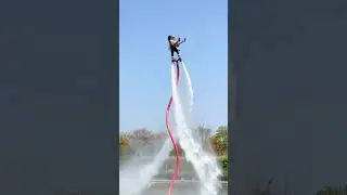 Flyboard Ride Is So Fun 🥰 Sister Enjoying Fly on the Water 💦