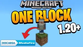 DESCARGA el mapa ONE BLOCK para Minecraft BEDROCK Y PE 1.20