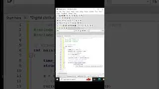 Digital clock using C Programming