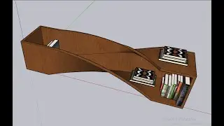 Sketchup Tutorial | Book Shelf Design | Autocad and Interior 
