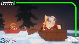 Minecraft Ice Boat Racing | BRWC S7 R Snowy Sunrise | Stardust/Kori's Pov