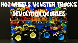 Totaled Vs. Crate Danger - Hot Wheels Monster Trucks Demolition Doubles