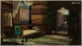 Malcom Landgraab's Apartment (NO CC) | Sims 4 Speed Build