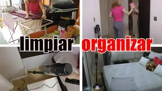 RUTINA de LIMPIEZA y ORGANIZACION domingo por la mañana.  Doblar ropa, limpiar cabezal y mesitas