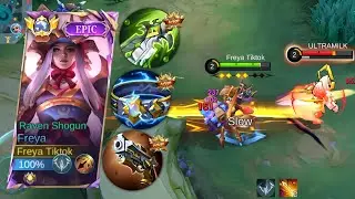 FREYA TANPA MATI VS GATOTKACA VENGEANCE DI EXP! BEST BUILD FREYA TERSAKIT 2024! - Mobile Legends