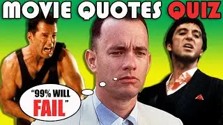 FAMOUS MOVIE QUOTES QUIZ | Can You Guess The Movie From The Quote?