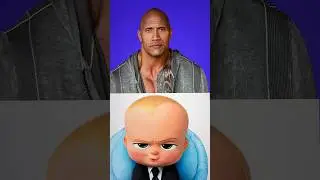 turning ✨ The Rock into ✨ the BOSS BABY ✨ and he looks so CUTE 🥰 | SWISA 