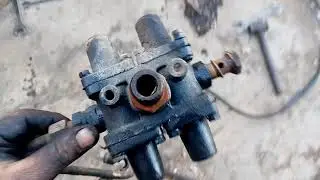 Tatra. Brake valve from a Kamaz.