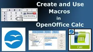 Create & Use Macros in Spreadsheet |Macros in OpenOffice Calc Class 10 Information Technology 