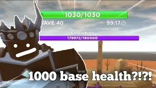 1000 base health in TDS (Roblox)