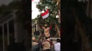 Atraksi Perang Kemerdekaan Karnaval Desa Sekaran #shorts