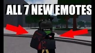 ALL 7 NEW Emotes In The Strongest Battlegrounds