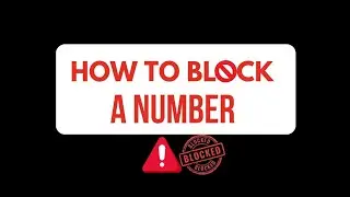 How to block a number on Android phone|| How to blacklist a number