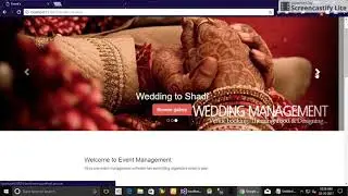New Event Management System | Final Year Project