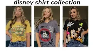 my disney shirt collection