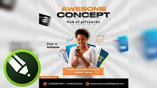 how to design GIFT CARD flyer for Social Media