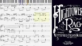 Hightower Rag by Winnifred Hightower (1914, Ragtime piano)