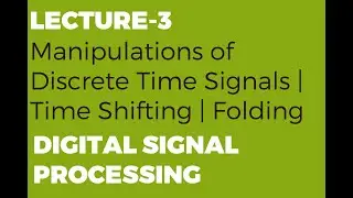 Manipulations of Discrete Time Signals | Time Shifting | Folding