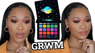 GRWM: Orange Makeup Look ft NEW Norvina Palette
