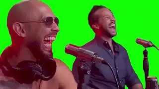 Andrew Tate and Tristan Tate Laughing meme Green Screen