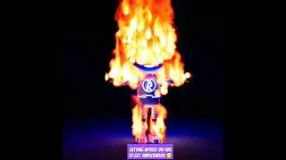 setting myself on fire to get subscribers 😁 #UnrealEngine5 #Niagara