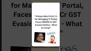 Infosys in news | GST notice to Infosys