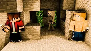 Minecraft 1.10 Прохожденипе от А до Я (з подпищиками)#2 Бой в шахте