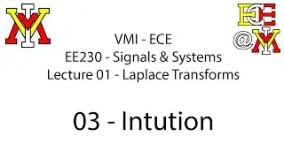 EE230 - 01 Laplace Transform - 03 Intuition