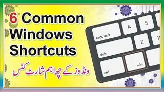 6 Common Windows Keyboard Shortcuts   for Windows 7, 8, 10 and 11