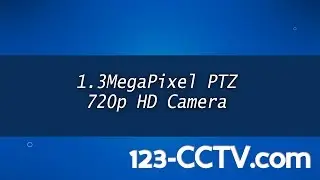 HD CVI 1.3MP Pan Tilt Zoom Camera 720p 20X Zoom