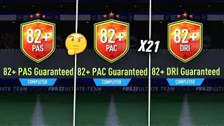 ADIDAS PLAYED PACKED..😱 21X 82+ Passing, 82+ Dribbling & 82+ Pace Packs?! 