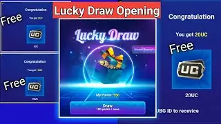 Midasbuy ViP Opening 500 Ponit In Lucky Draw/how to use point and Get Free Pubg UC Redeem