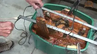 RUST REMOVAL ELECTROLYSIS Old Tools 