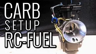 How I Set Up My Carb For RC Fuel (Methanol /Nitromethane Blend) | Moped on Methanol and nitromethane
