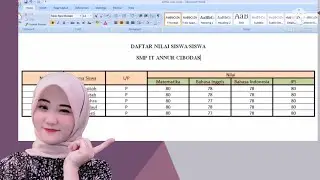 CARA MEMBUAT TABEL DI MS.WORD  #membuattabel #msword