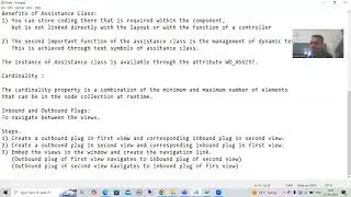 26 - Web Dynpro ABAP - Inbound and Outbound Plugs - Practical Demo Part8