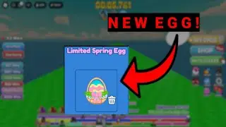Mini Update: New BEST Percent Pet Egg (Spring Exclusive) (Race Clicker) [Roblox]
