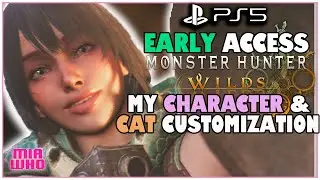 Monster Hunter Wilds Early Access: My Character and Cat Customization