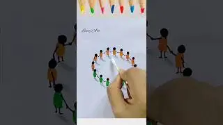 Independence Day Drawing|| Independence Day Celebration Drawing