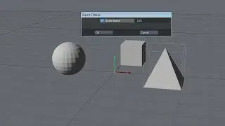 LightWave test - Export objects to Modeler - FBX
