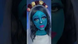 Three blue makeup 