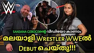 Sanjana George Debuted for WWE 😍 Sanjana George WWE Video | Vishkanya WWE | WWE NXT | MWN