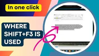 How to Convert Entire Document to Uppercase or Lowercase Using Shortcut Keys | Quick & Easy Guide